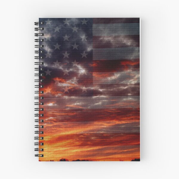 Item preview, Pseudomurals 00038 (US Flag Sunset Dream) designed and sold by CleanWIP.