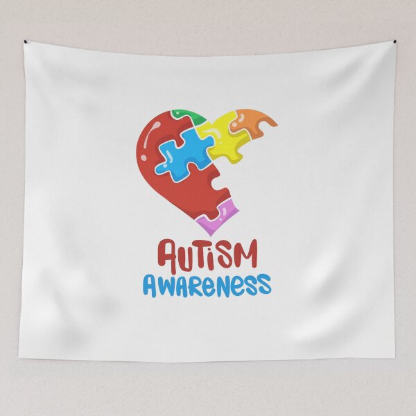 Item preview, Autism Awareness Missing Part Heart Puzzle Gift designed and sold by TTFMerch.