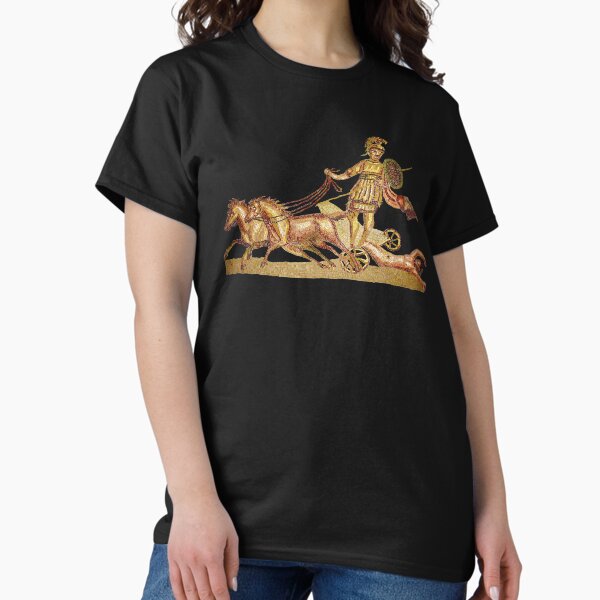 Item preview, Achilles drags Hector’s body mosaic (on black) designed and sold by DotorEaon.