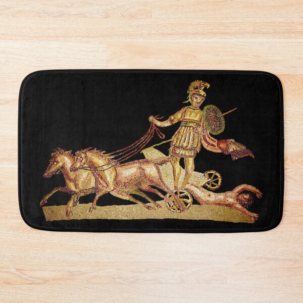 Item preview, Achilles drags Hector’s body mosaic (on black) designed and sold by DotorEaon.