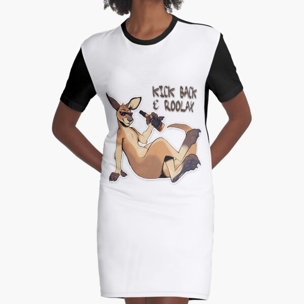 relajarse y roolax! Vestido camiseta