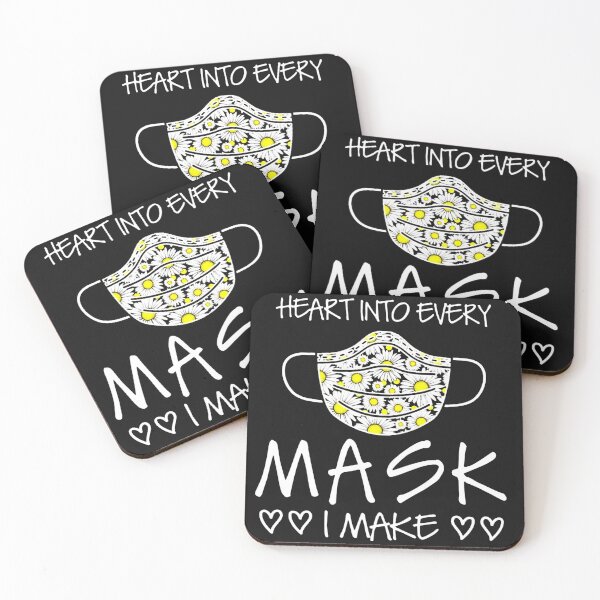Item preview, I SEW A Piece of My Heart INTO Every MASK I Make designed and sold by DavonteCristDDS.