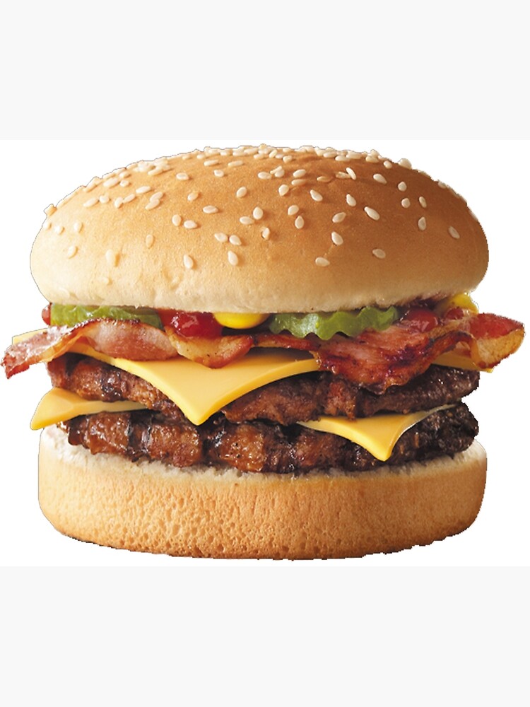 Disover Cheeseburger Premium Matte Vertical Poster