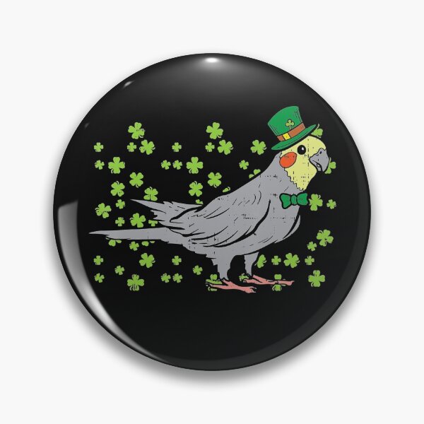 Item preview, Leprechaiun C0ckatiel Bird Cl0ver St Patrick Day Animal Gift designed and sold by Netelectra57.