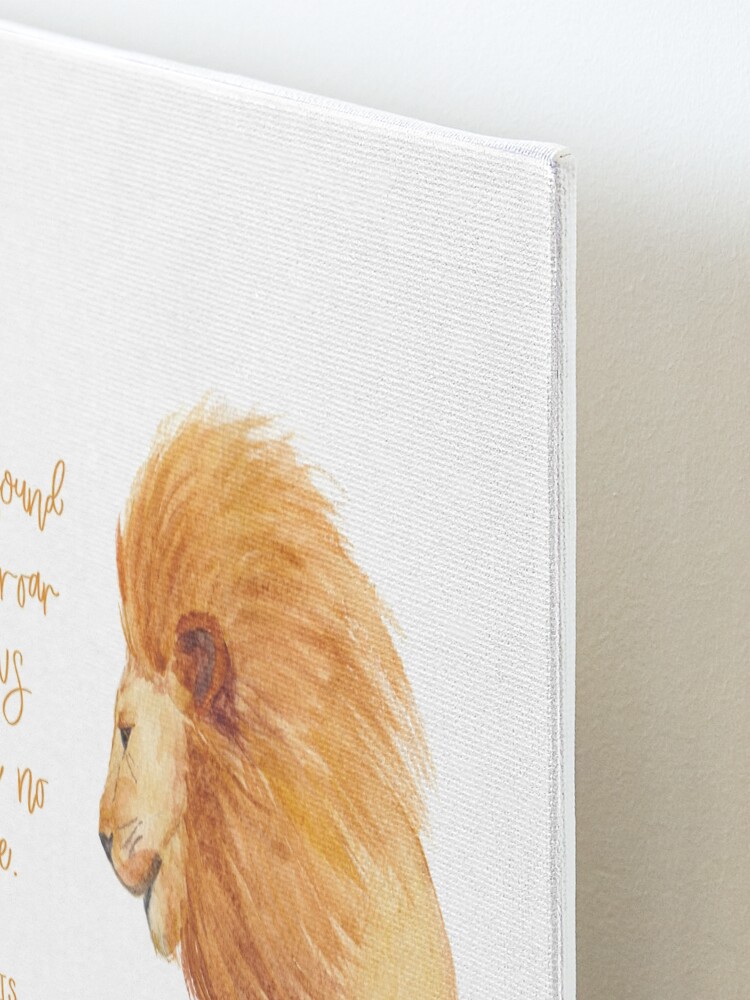 Aslan Narnia Watercolor Lions | Greeting Card