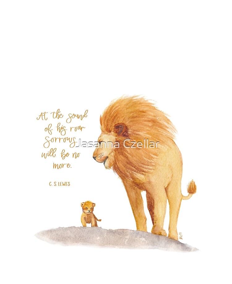 Aslan Narnia CS Lewis Quote | iPad Case & Skin