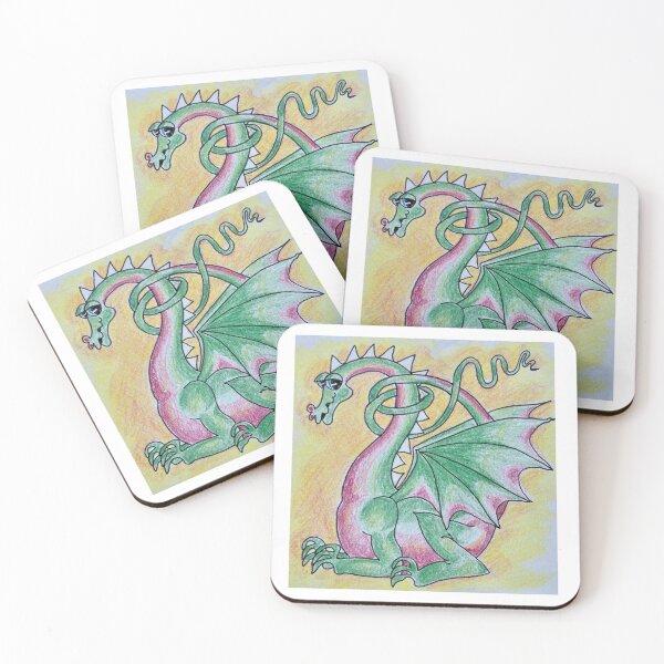 Item preview, Dragon with colour background  designed and sold by Wilma White.