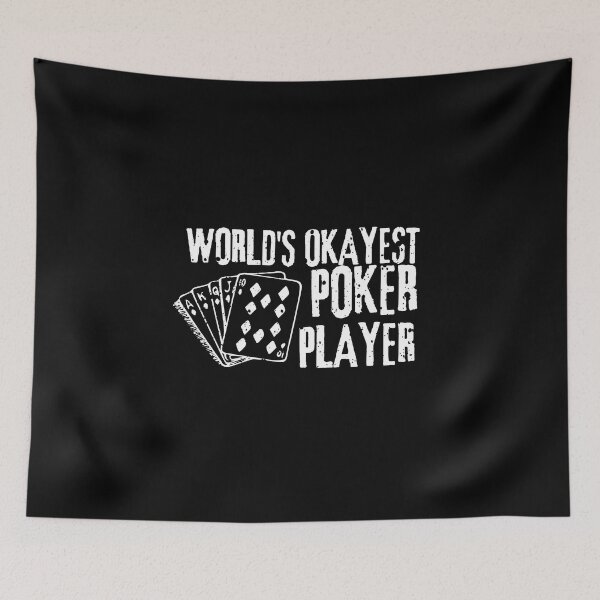 Item preview, Worlds Okayest Poker Player designed and sold by Rhu Creations.