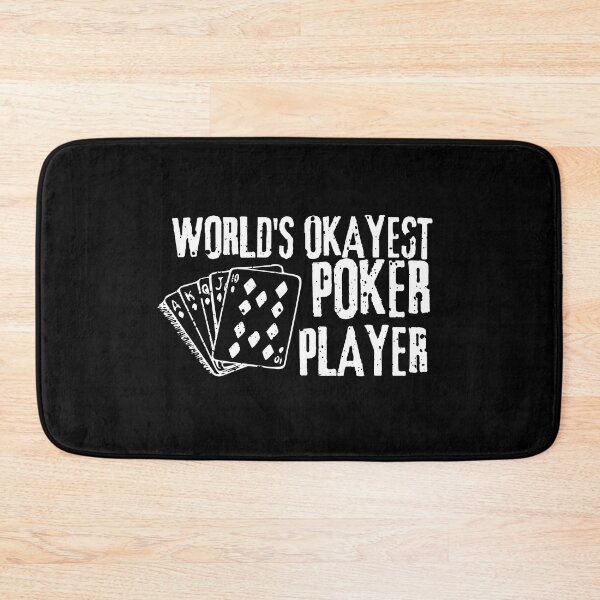 Item preview, Worlds Okayest Poker Player designed and sold by Rhu Creations.