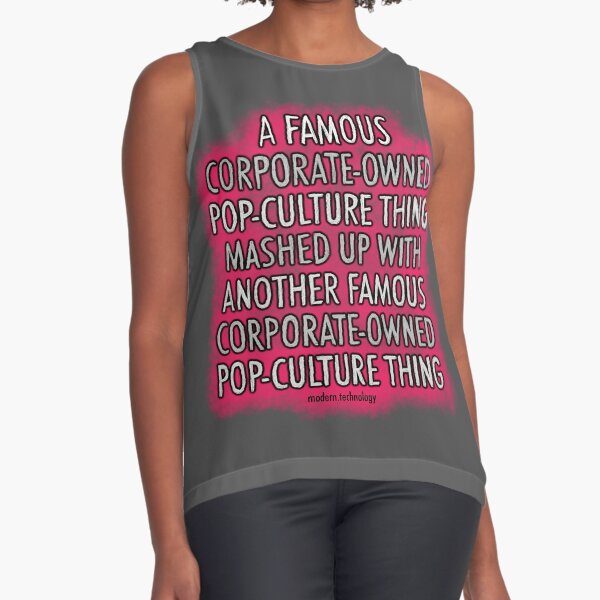 The Obligatory Pop-Culture Mashup Shirt Sleeveless Top