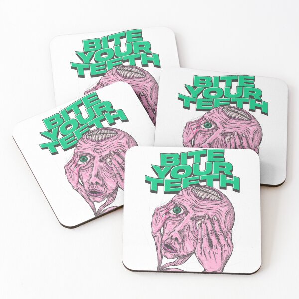 Item preview, Bite Your Teeth TEXT Design GREEN designed and sold by packtcrushd.
