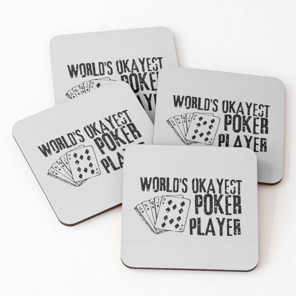 Item preview, Worlds Okayest Poker Player designed and sold by Rhu Creations.