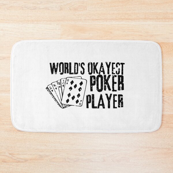 Item preview, Worlds Okayest Poker Player designed and sold by Rhu Creations.