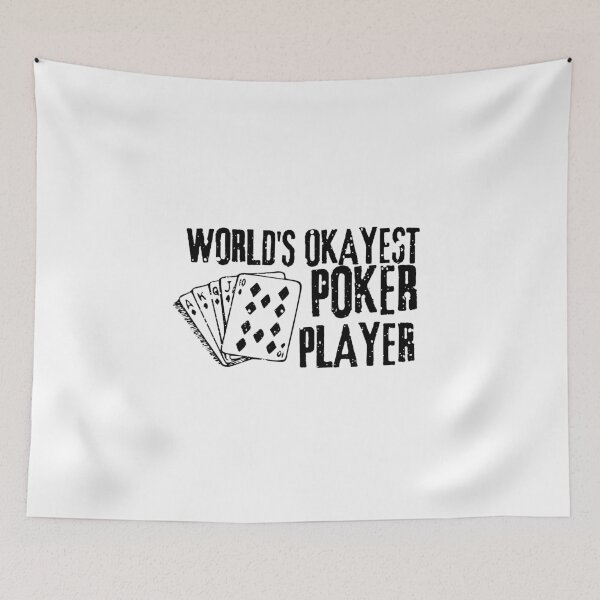 Item preview, Worlds Okayest Poker Player designed and sold by Rhu Creations.