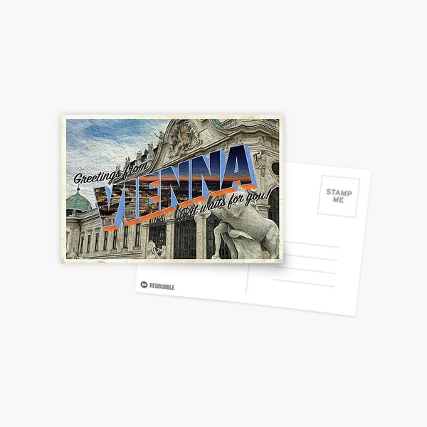 Item preview, Vienna Postcard designed and sold by popularculture.