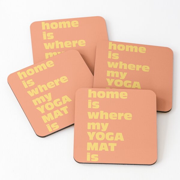 Item preview, home is where my yoga mat is designed and sold by TheDarkArtistAJ.
