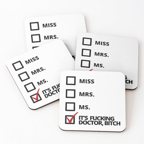 Item preview, It's Fucking Dr., Bitch - PhD Degree, Thesis Defense, Dissertation Defense, Graduation, phinished designed and sold by jadedscientist.