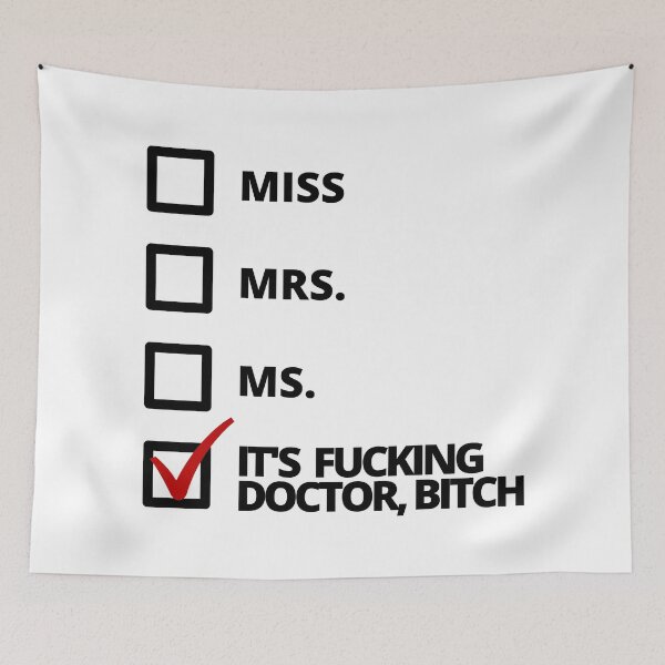 Item preview, It's Fucking Dr., Bitch - PhD Degree, Thesis Defense, Dissertation Defense, Graduation, phinished designed and sold by jadedscientist.
