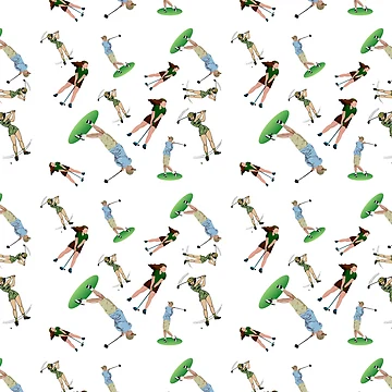 Artwork thumbnail, Random Golf Pattern by Rell1970