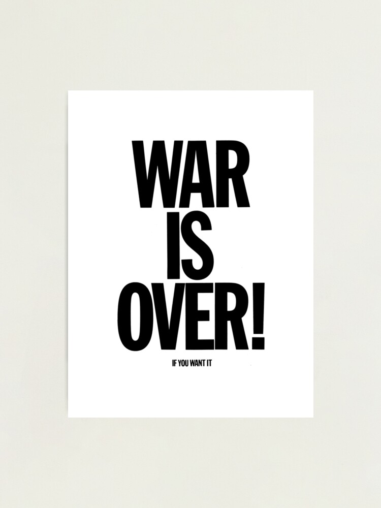 War is Over - John Lennon & Yoko Ono Pin by Boogosh