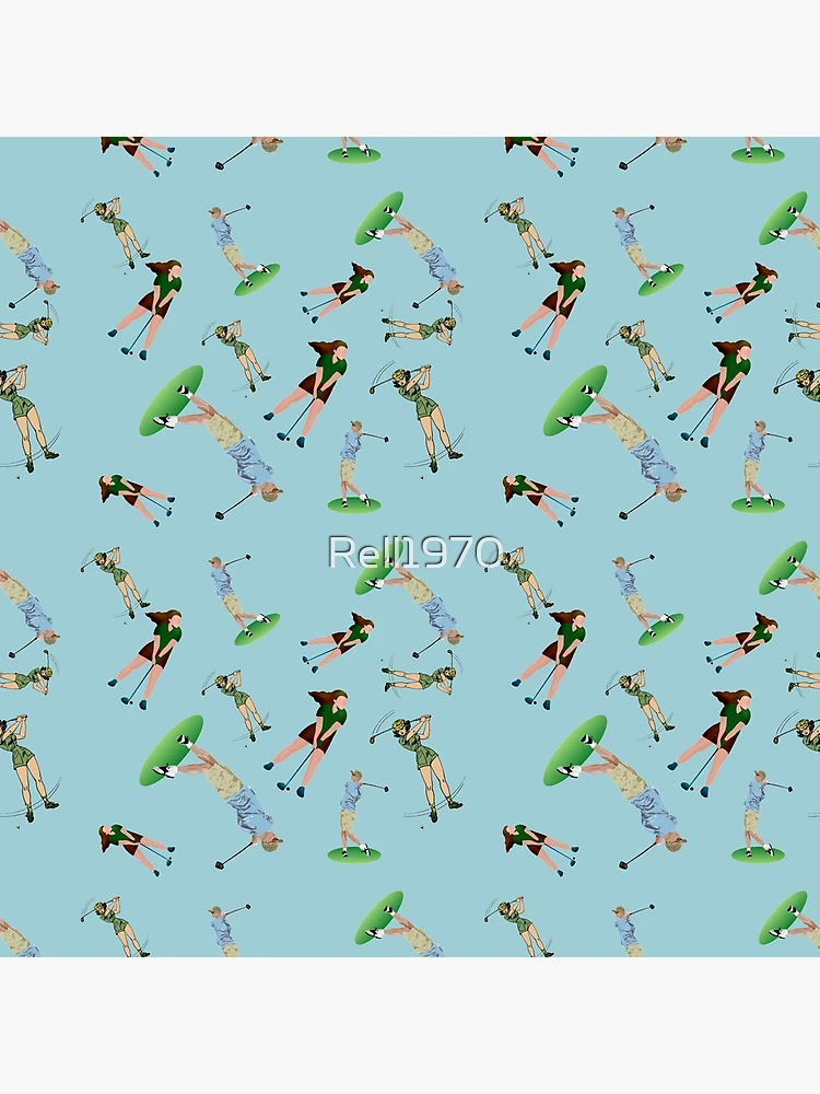 Thumbnail 4 of 4, Pillow, Random Golf Pattern designed and sold by Rell1970.
