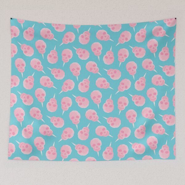 Item preview, skull cotton candy designed and sold by littlearrow.