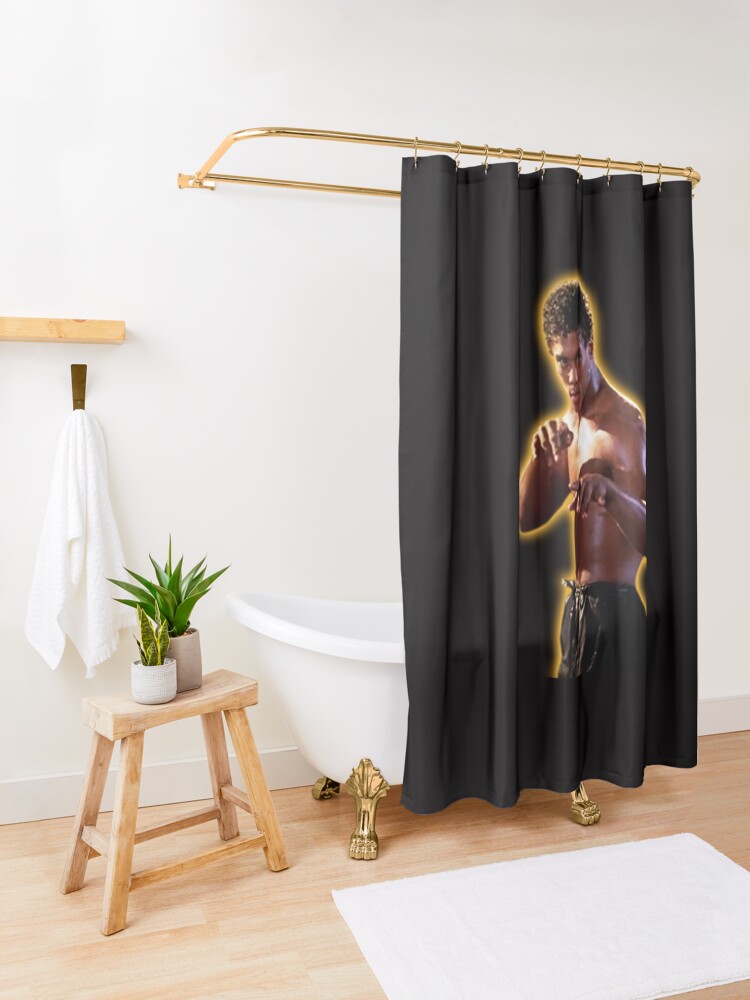 Bruce Lee 2024 Shower Curtain | Kung Fu | Martial Arts | Warrior Gift | Hero | Bathroom | Home Art Decor | Gift