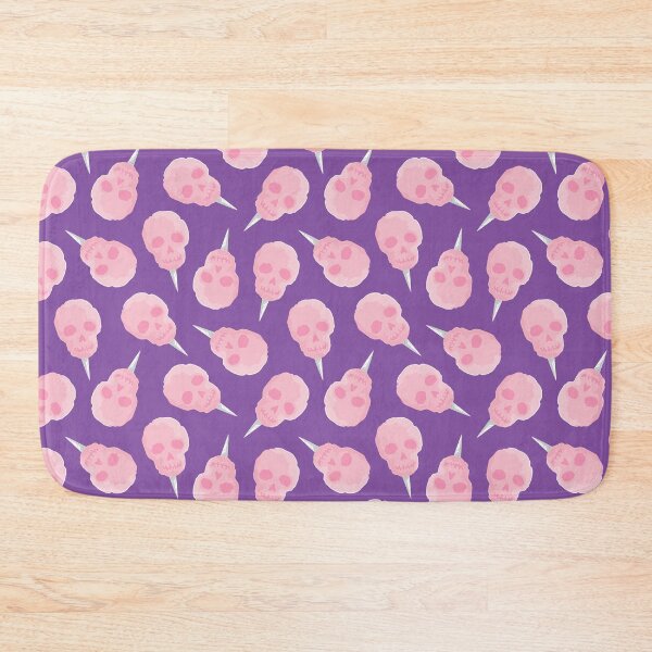 Item preview, skull cotton candy - purple designed and sold by littlearrow.