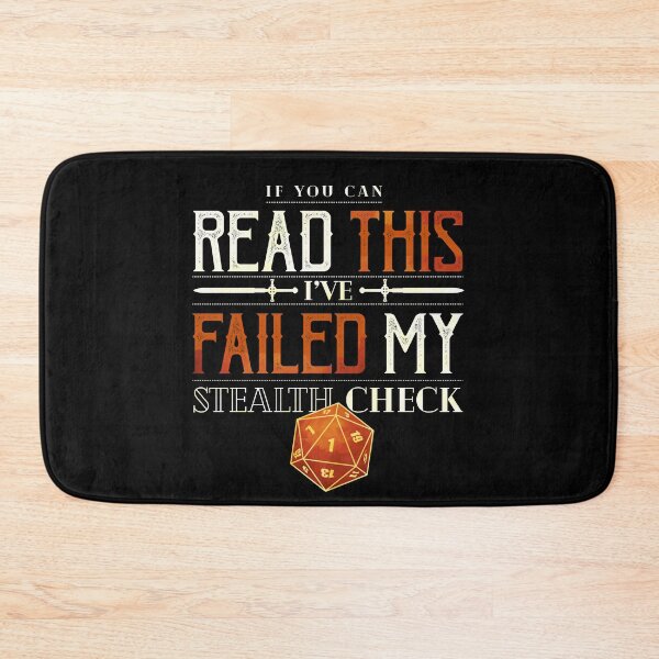 Item preview, Stealth Check Rogue D20 Tabletop RPG designed and sold by D20Tees.