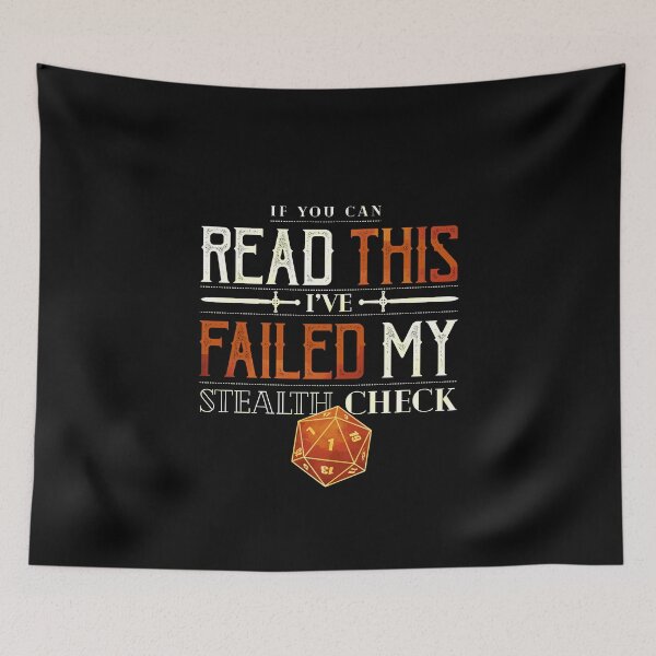 Item preview, Stealth Check Rogue D20 Tabletop RPG designed and sold by D20Tees.