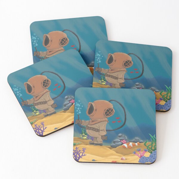 Item preview, uh oh scuba designed and sold by Rebecca Chimarusti.