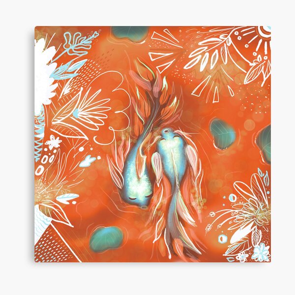 Copy of Pisces Koi Fish Canvas Print
