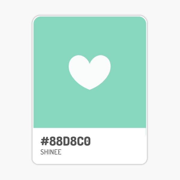 Shinee Official Color Pantone | Sticker