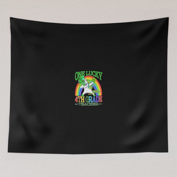 Item preview, One Lucky 4th Grade Teacher Unicorn St Patrick s Day designed and sold by Archibald24Luci.