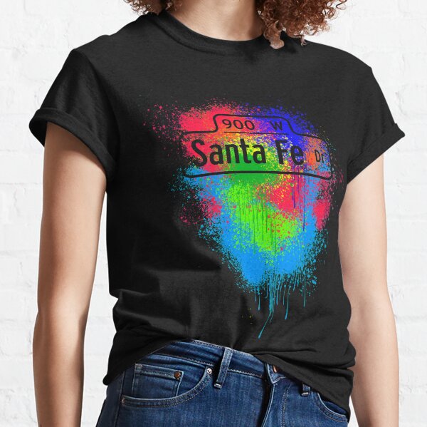 Santa Fe Drive Street Sign Art- Denver, Colorado Classic T-Shirt