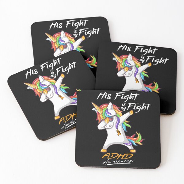 Item preview, Unicorn His Fight Is My Fight ADHD Awareness  designed and sold by rechardtee.