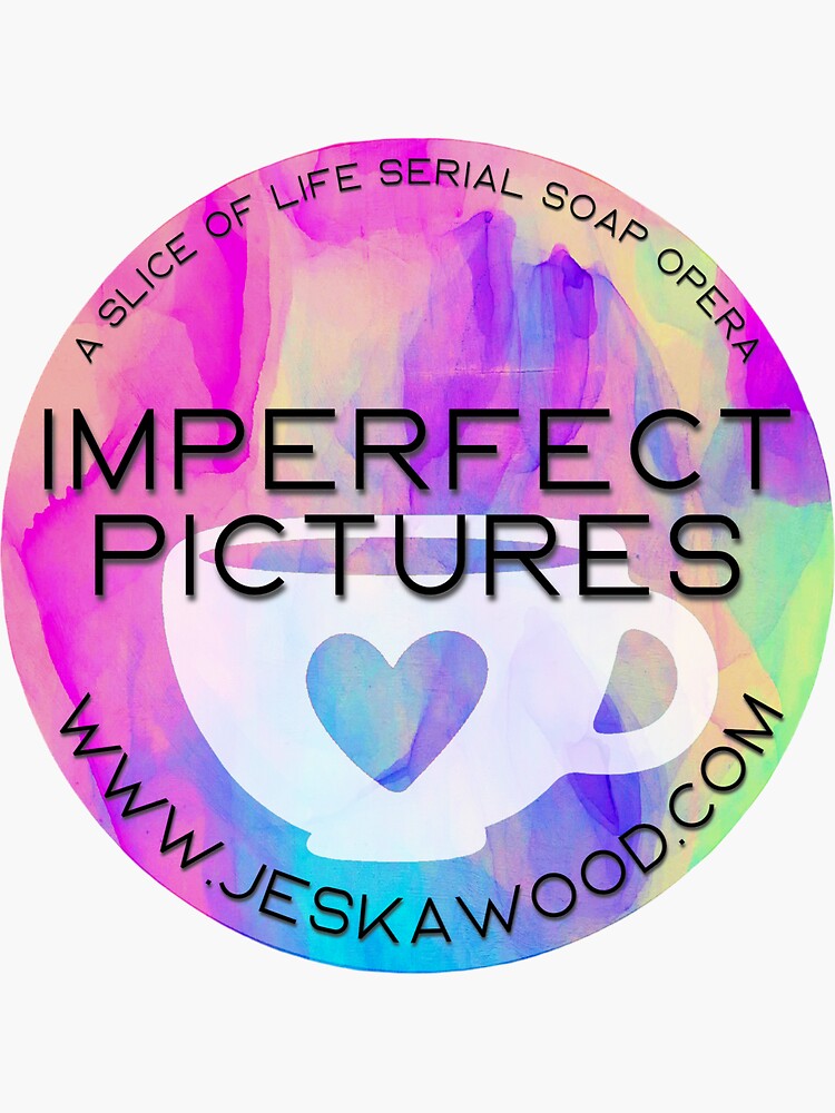 Imperfect Pictures Tye-Dye Coffee Cup Heart by JeskaWood