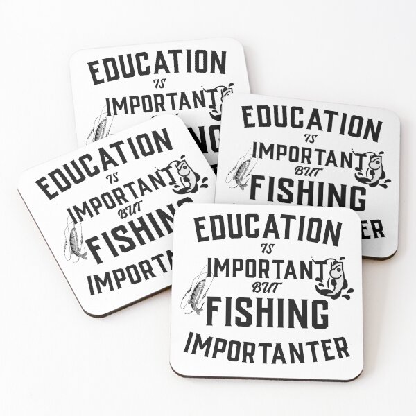 Item preview, Education is important but fishing importanter designed and sold by darikamc.