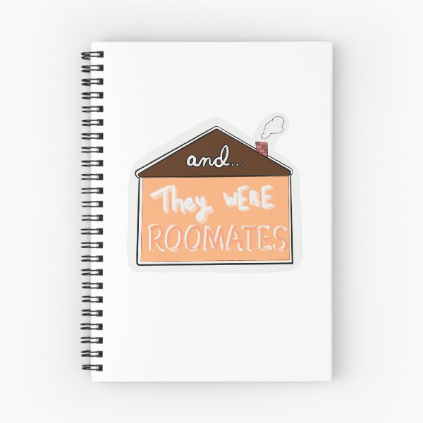 Item preview, They were Roomates Sticker designed and sold by Jennifer Hilmer.