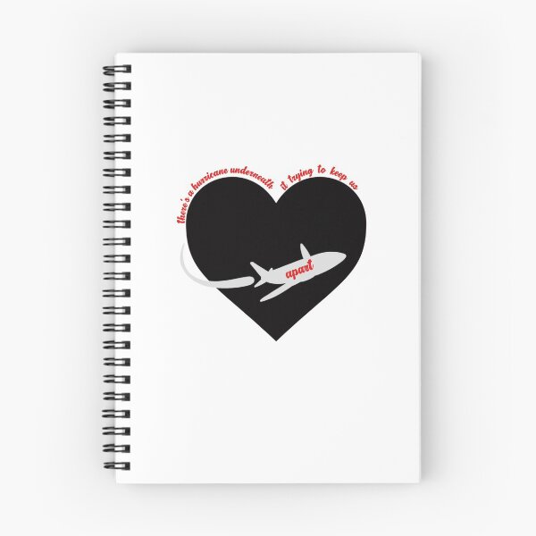 Item preview, “There’s a hurricane underneath it trying to keep us apart”- Jet Black Heart - 5sos  designed and sold by gabi’s stickers :).