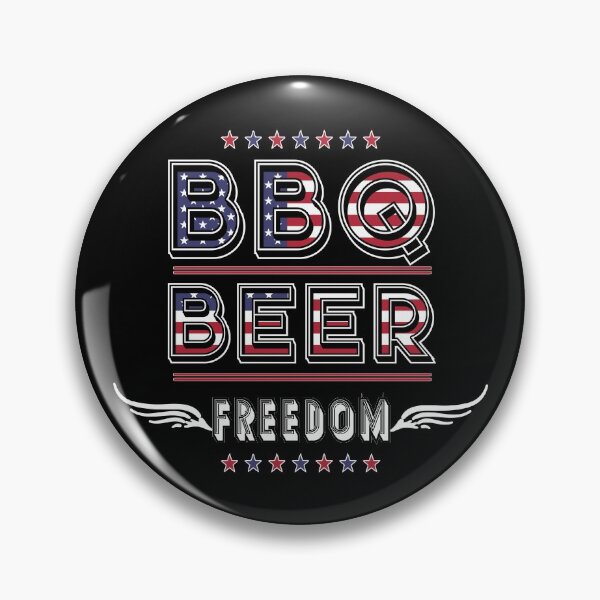 Item preview, BBQ Beer Freedom America USA Party 4th of July designed and sold by DDIN Design.