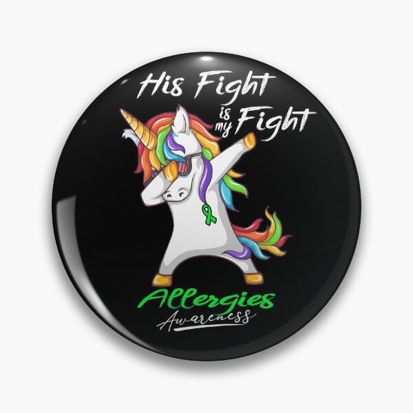 Item preview, Unicorn His Fight Is My Fight Allergies Awareness  designed and sold by rechardtee.