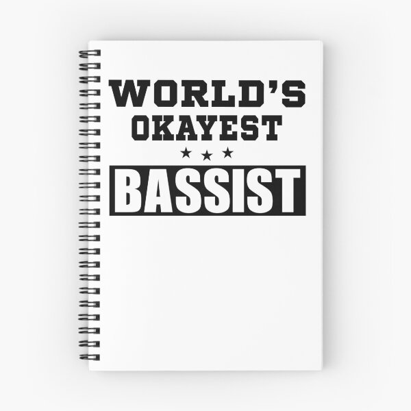 Item preview, World's Okayest bassist funny job 2021 designed and sold by BestUncommonTee.