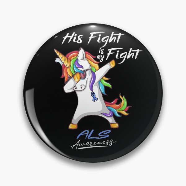 Item preview, Unicorn His Fight Is My Fight ALS Awareness designed and sold by rechardtee.