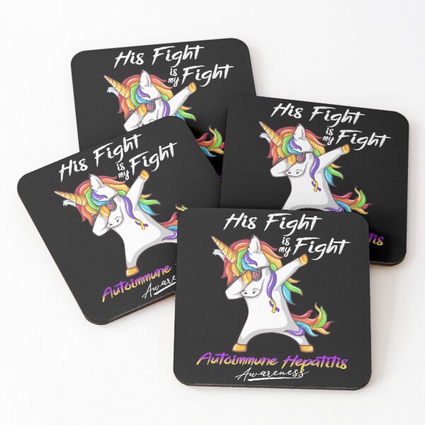 Item preview, Unicorn His Fight Is My Fight Autoimmune Hepatitis Awareness designed and sold by rechardtee.