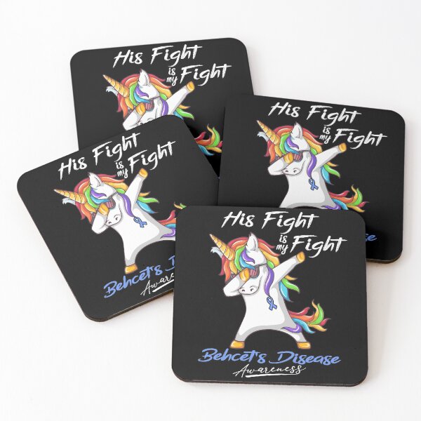 Item preview, Unicorn His Fight Is My Fight Behcet's Disease Awareness designed and sold by rechardtee.