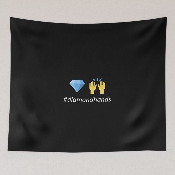 Item preview, Diamond hands with hashtag designed and sold by teesonwheels.