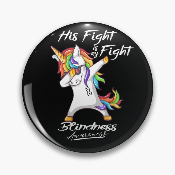 Item preview, Unicorn His Fight Is My Fight Blindness Awareness designed and sold by rechardtee.