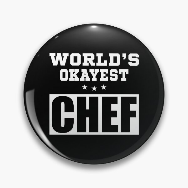Item preview, World's Okayest chef funny designed and sold by BestUncommonTee.