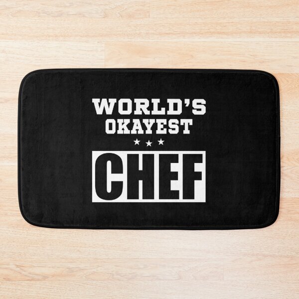 Item preview, World's Okayest chef funny designed and sold by BestUncommonTee.